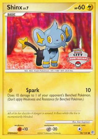 Shinx (98/130) (City Championships Promo) [Nintendo: Black Star Promos] | Silver Goblin