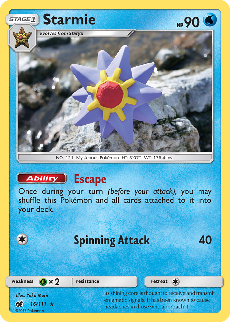 Starmie (16/111) [Sun & Moon: Crimson Invasion] | Silver Goblin