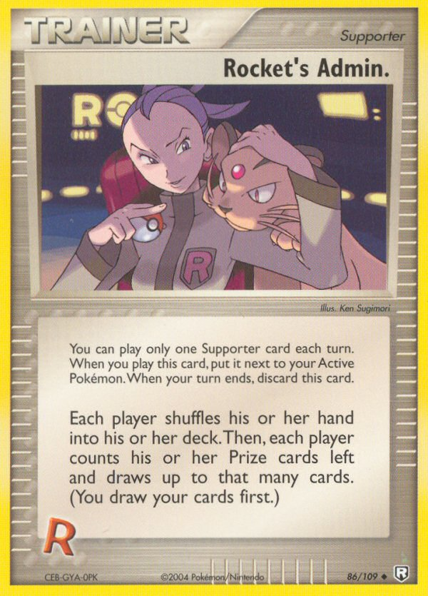 Rocket's Admin. (86/109) [EX: Team Rocket Returns] | Silver Goblin