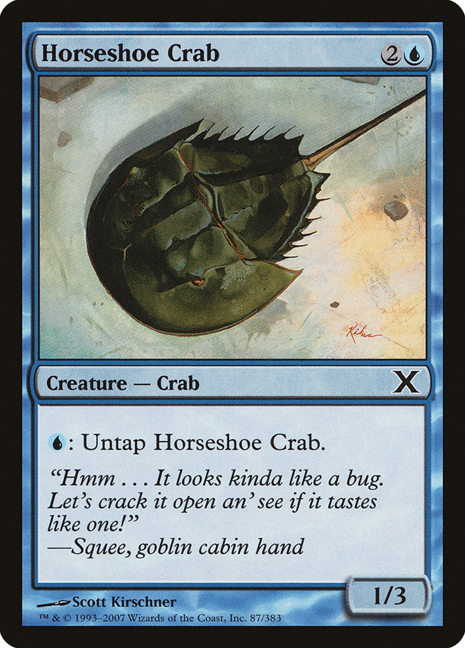Horseshoe Crab [Tenth Edition] | Silver Goblin