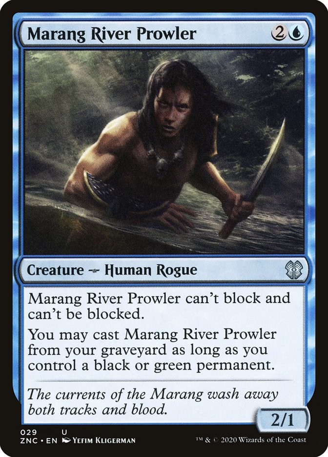 Marang River Prowler [Zendikar Rising Commander] | Silver Goblin