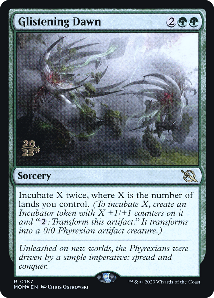 Glistening Dawn [March of the Machine Prerelease Promos] | Silver Goblin