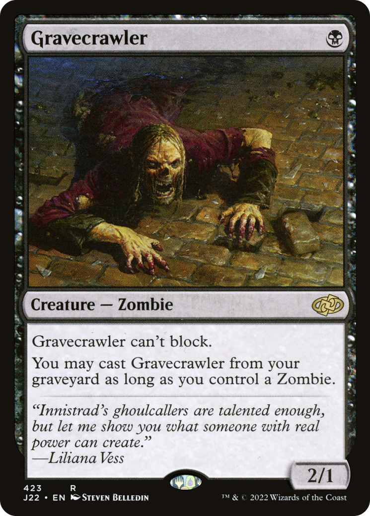 Gravecrawler [Jumpstart 2022] | Silver Goblin