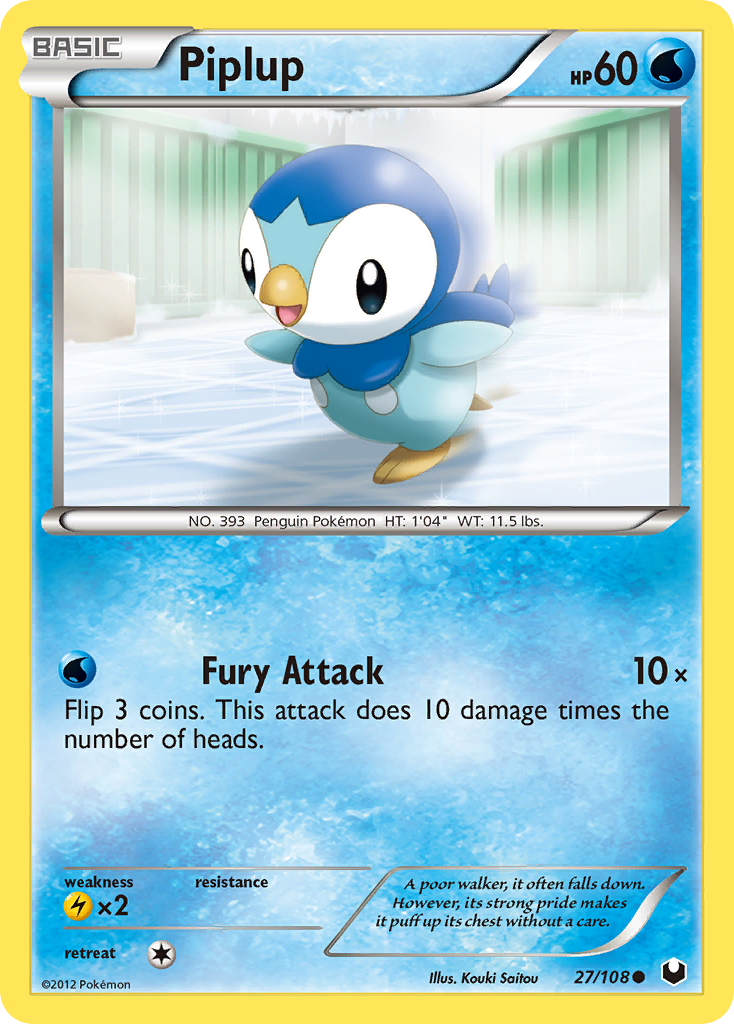 Piplup (27/108) [Black & White: Dark Explorers] | Silver Goblin