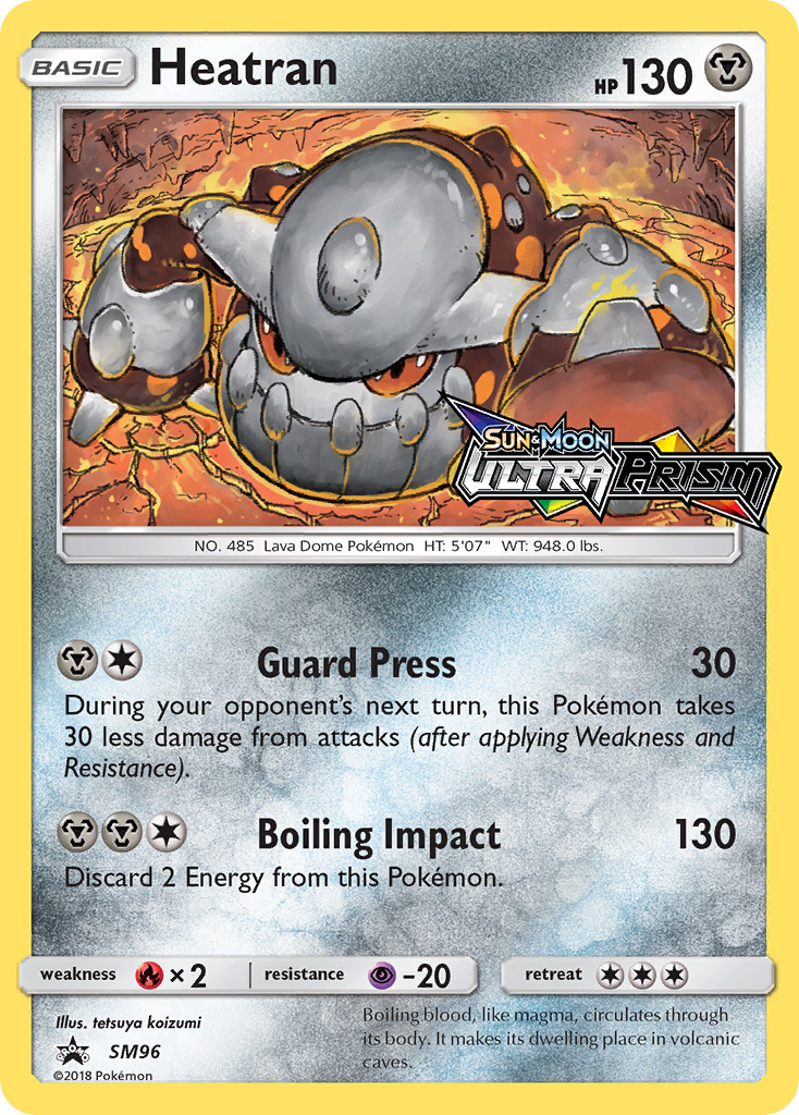 Heatran (SM96) [Sun & Moon: Black Star Promos] | Silver Goblin