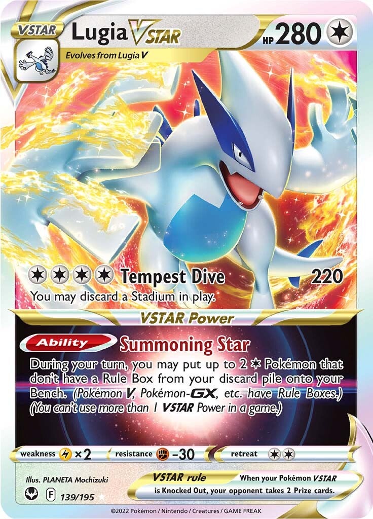 Lugia VSTAR (139/195) [Sword & Shield: Silver Tempest] | Silver Goblin