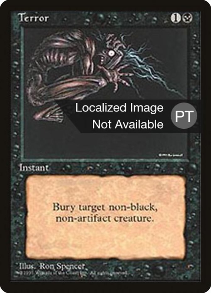 Terror [Fourth Edition (Foreign Black Border)] | Silver Goblin