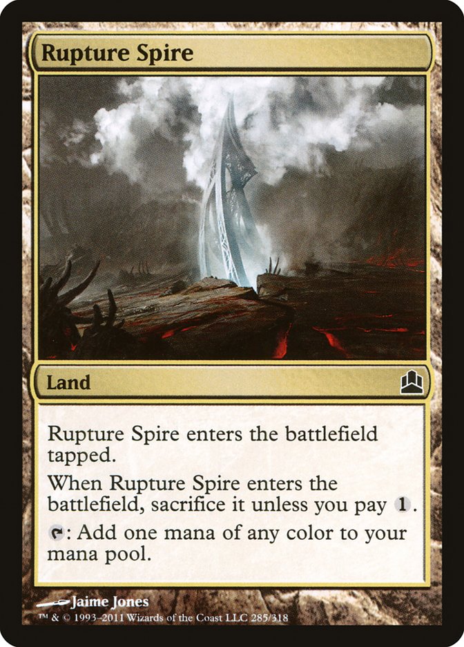 Rupture Spire [Commander 2011] | Silver Goblin