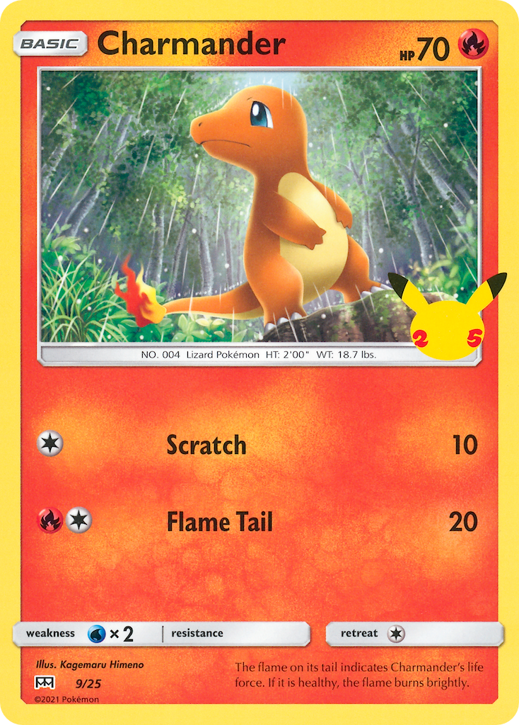 Charmander (9/25) [McDonald's 25th Anniversary] | Silver Goblin