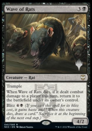 Wave of Rats (Promo Pack) [Streets of New Capenna Commander Promos] | Silver Goblin