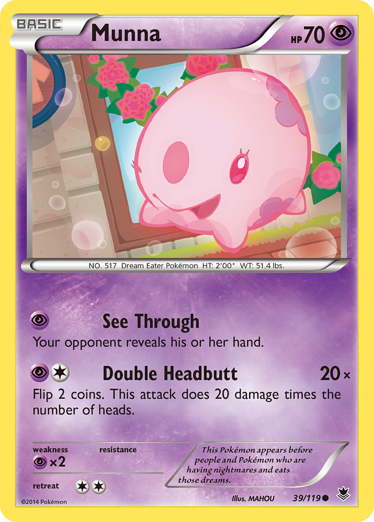 Munna (39/119) [XY: Phantom Forces] | Silver Goblin