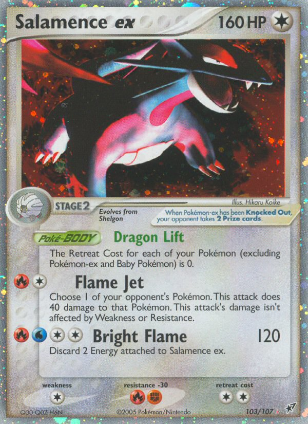 Salamence ex (103/107) [EX: Deoxys] | Silver Goblin