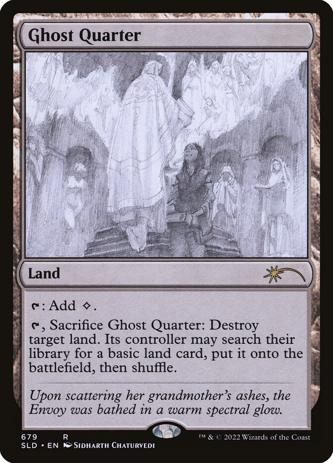 Ghost Quarter (Sketch) [Secret Lair Drop Promos] | Silver Goblin