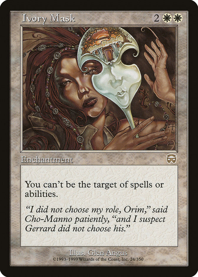 Ivory Mask [Mercadian Masques] | Silver Goblin