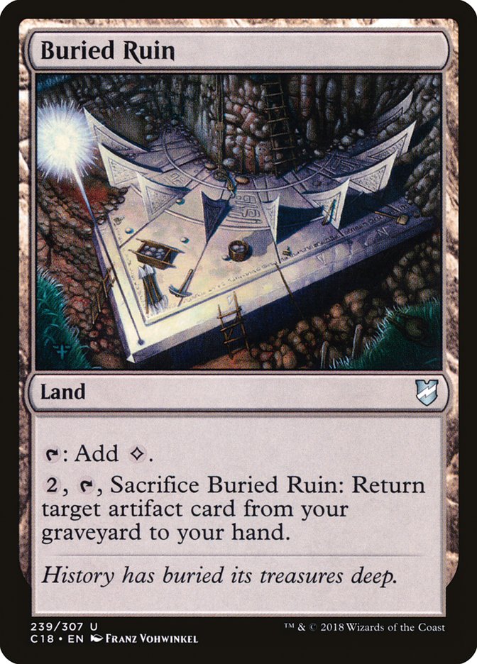Buried Ruin [Commander 2018] | Silver Goblin