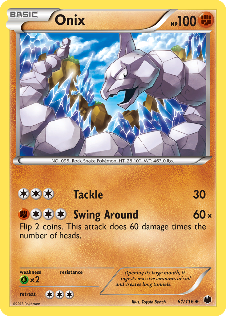 Onix (61/116) [Black & White: Plasma Freeze] | Silver Goblin