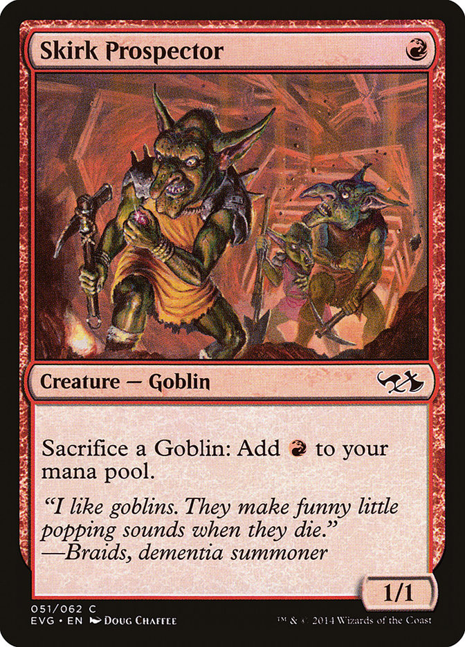 Skirk Prospector (Elves vs. Goblins) [Duel Decks Anthology] | Silver Goblin