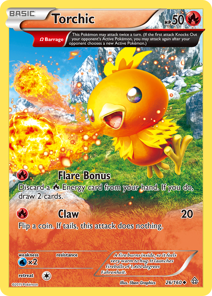 Torchic (26/160) [XY: Primal Clash] | Silver Goblin