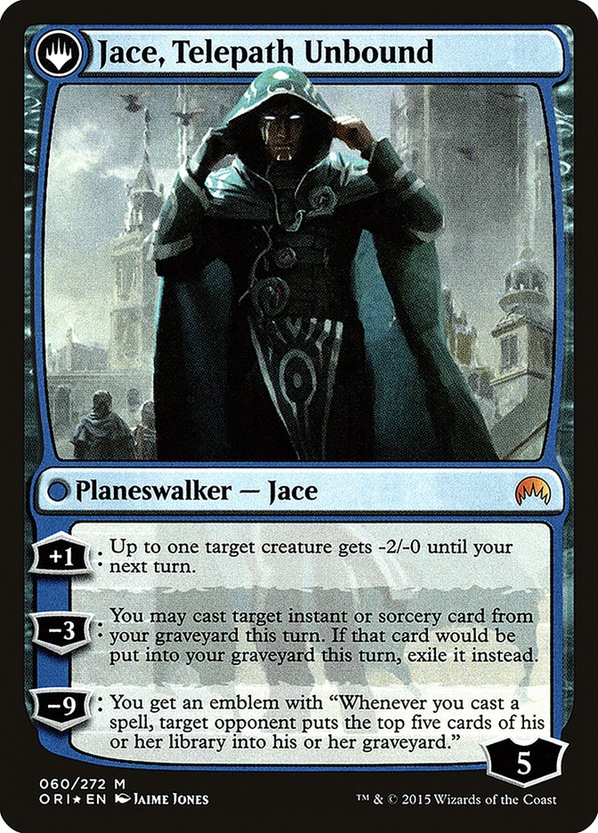 Jace, Vryn's Prodigy // Jace, Telepath Unbound (60s) Foil - Magic Origins Promos