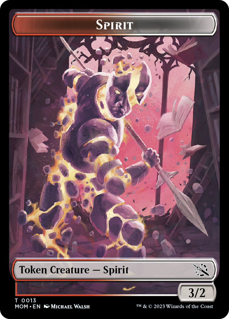 Spirit Token (13) [March of the Machine Tokens] | Silver Goblin