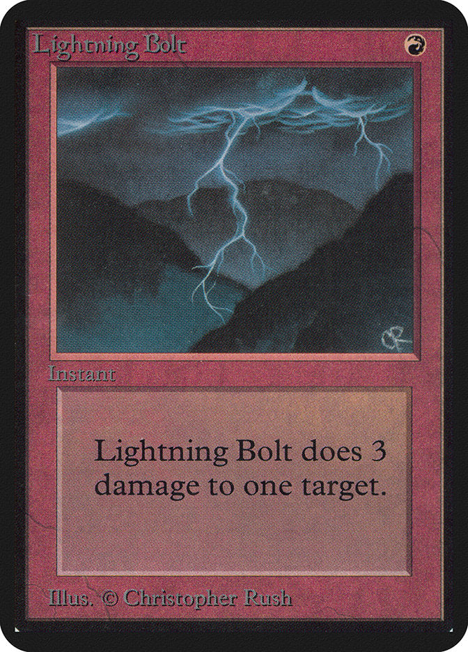 Lightning Bolt [Alpha Edition] | Silver Goblin