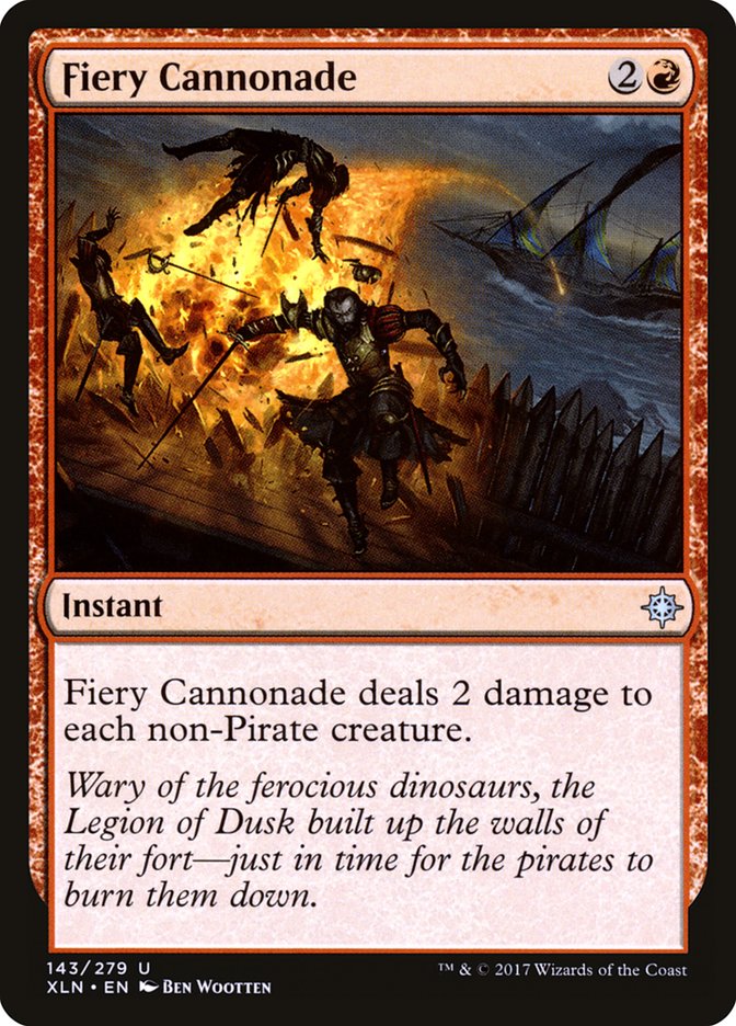 Fiery Cannonade [Ixalan] | Silver Goblin