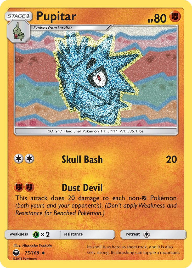 Pupitar (75/168) [Sun & Moon: Celestial Storm] | Silver Goblin