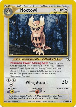 Noctowl (42/111) [Neo Genesis Unlimited] | Silver Goblin