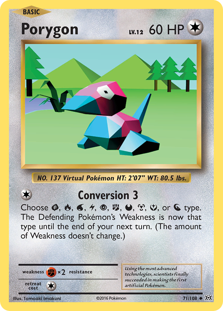 Porygon (71/108) [XY: Evolutions] | Silver Goblin