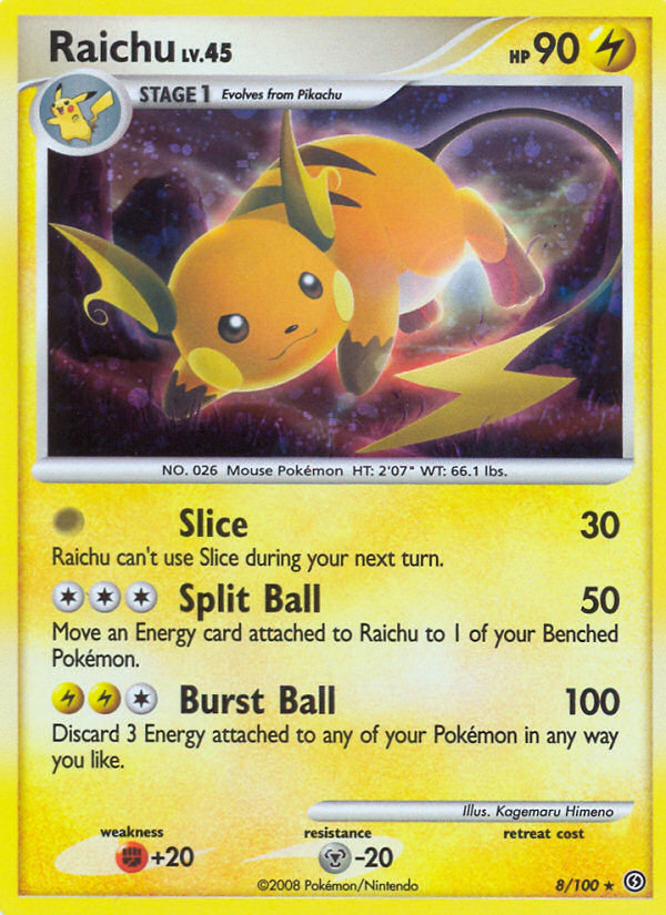 Raichu (8/100) [Diamond & Pearl: Stormfront] | Silver Goblin