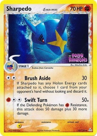 Sharpedo (53/110) (Delta Species) (Stamped) [EX: Holon Phantoms] | Silver Goblin