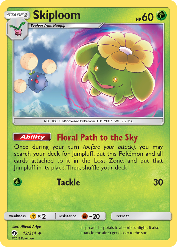 Skiploom (13/214) [Sun & Moon: Lost Thunder] | Silver Goblin