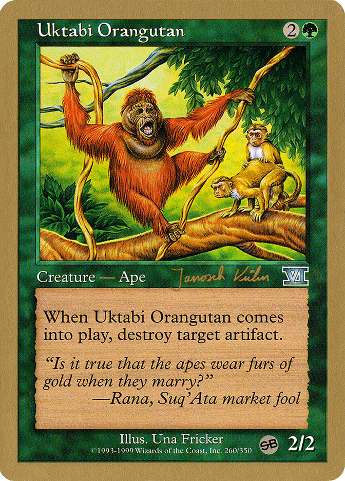 Uktabi Orangutan (Janosch Kuhn) (SB) [World Championship Decks 2000] | Silver Goblin