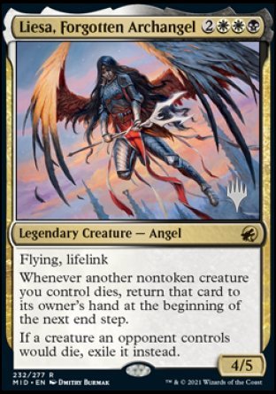 Liesa, Forgotten Archangel (Promo Pack) [Innistrad: Midnight Hunt Promos] | Silver Goblin