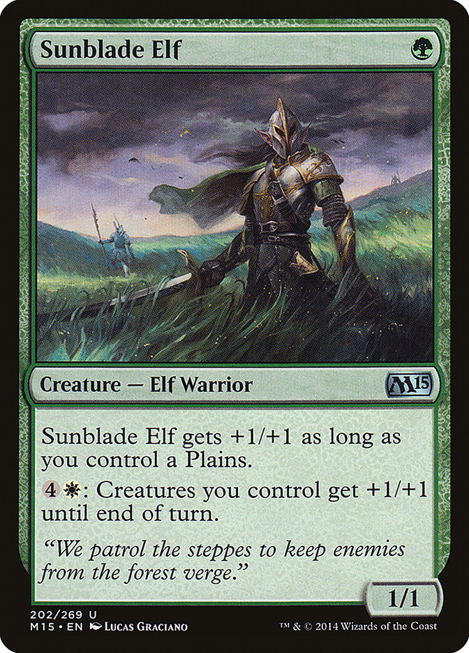 Sunblade Elf [Magic 2015] | Silver Goblin