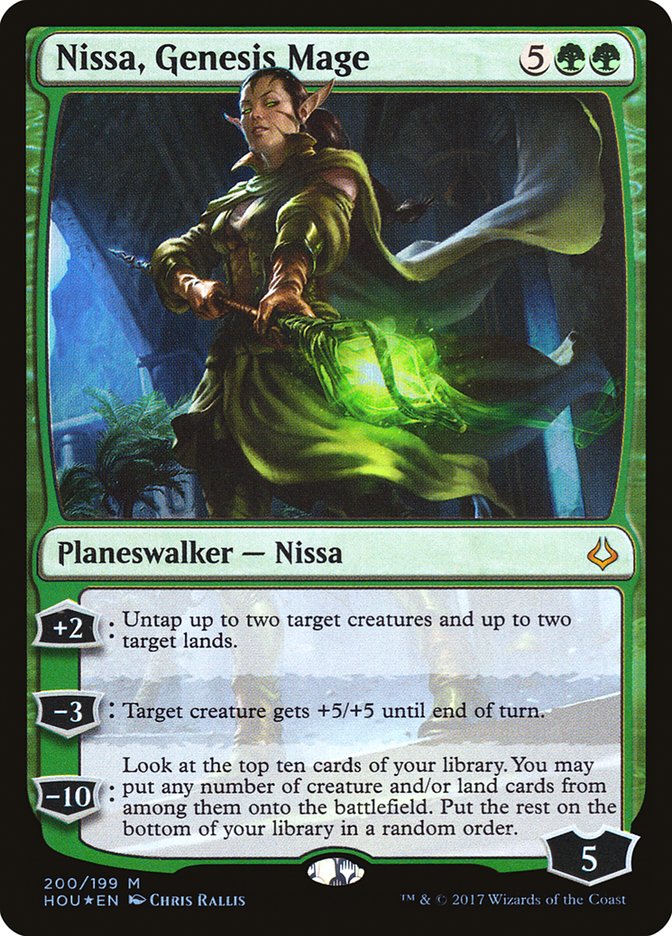 Nissa, Genesis Mage [Hour of Devastation] | Silver Goblin