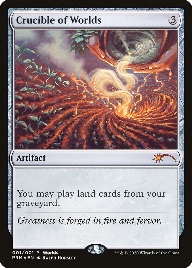 Crucible of Worlds (Worlds) [World Championship Promos] | Silver Goblin