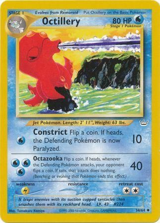 Octillery (34/64) [Neo Revelation Unlimited] | Silver Goblin