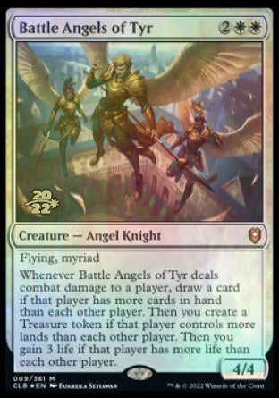Battle Angels of Tyr [Commander Legends: Battle for Baldur's Gate Prerelease Promos] | Silver Goblin
