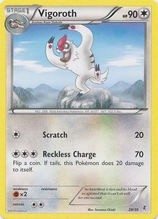 Vigoroth (28/30) [XY: Trainer Kit 1 - Bisharp] | Silver Goblin