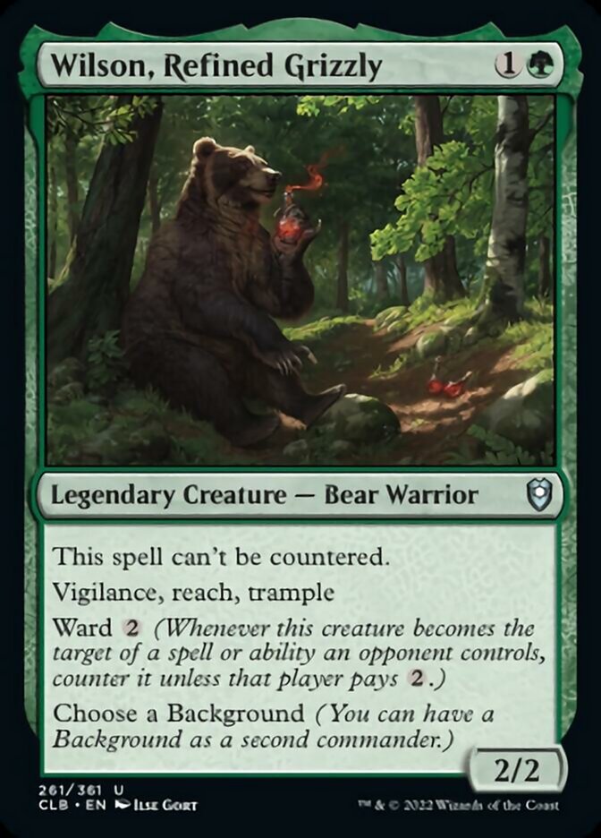 Wilson, Refined Grizzly [Commander Legends: Battle for Baldur's Gate] | Silver Goblin