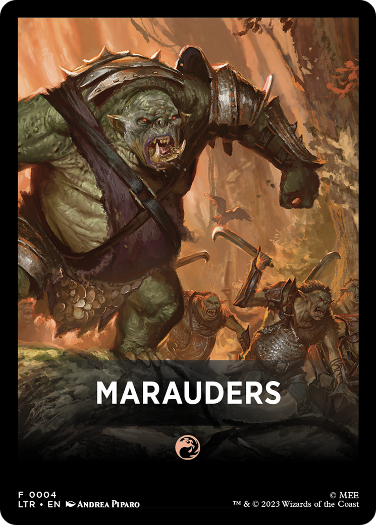 Marauders Theme Card [The Lord of the Rings: Tales of Middle-Earth Tokens] | Silver Goblin