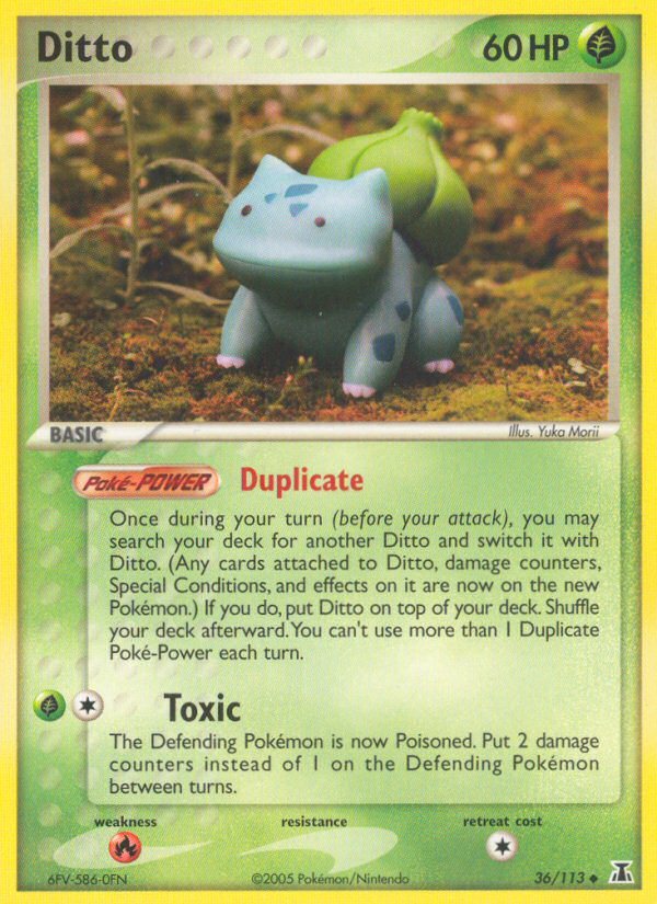 Ditto (36/113) [EX: Delta Species] | Silver Goblin