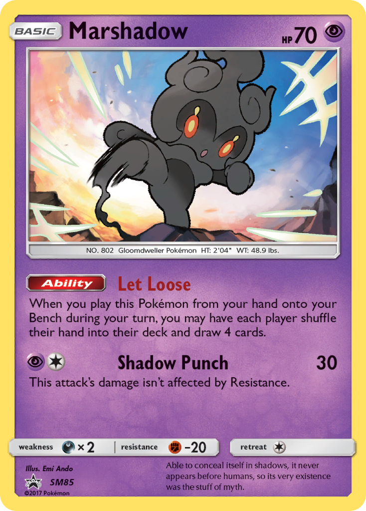 Marshadow (SM85) [Sun & Moon: Black Star Promos] | Silver Goblin