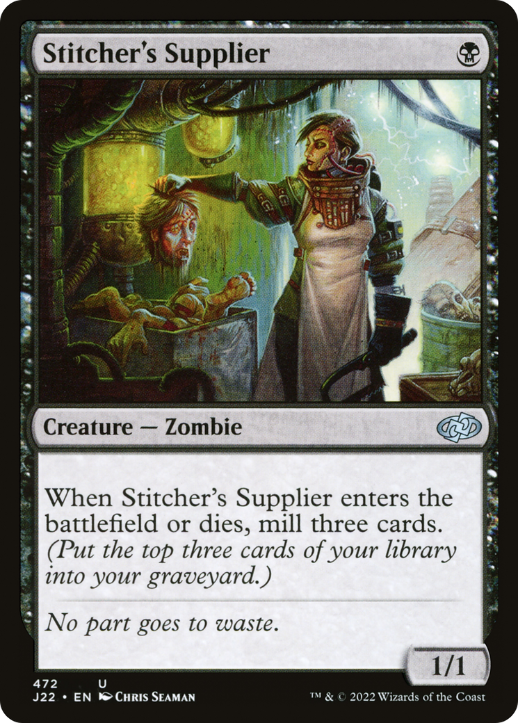 Stitcher's Supplier (472) [Jumpstart 2022] | Silver Goblin