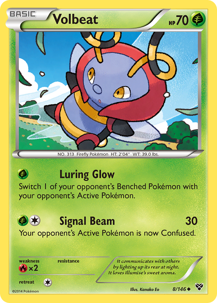 Volbeat (8/146) [XY: Base Set] | Silver Goblin