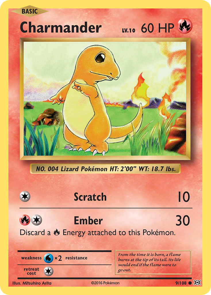 Charmander (9/108) [XY: Evolutions] | Silver Goblin