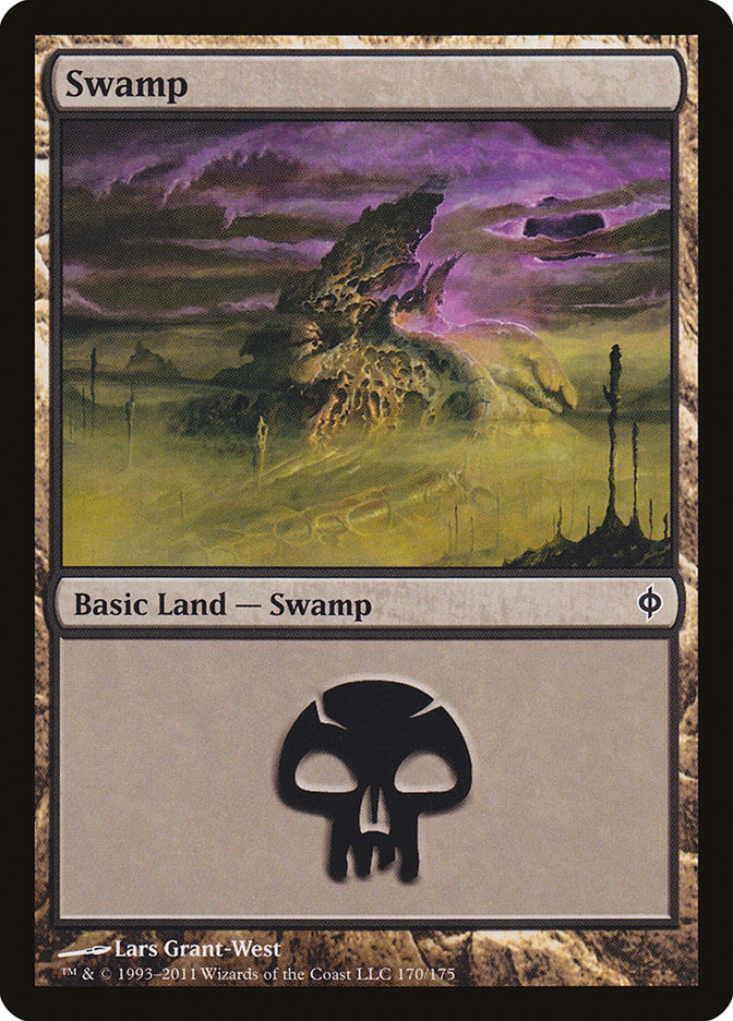 Swamp (170) [New Phyrexia] | Silver Goblin