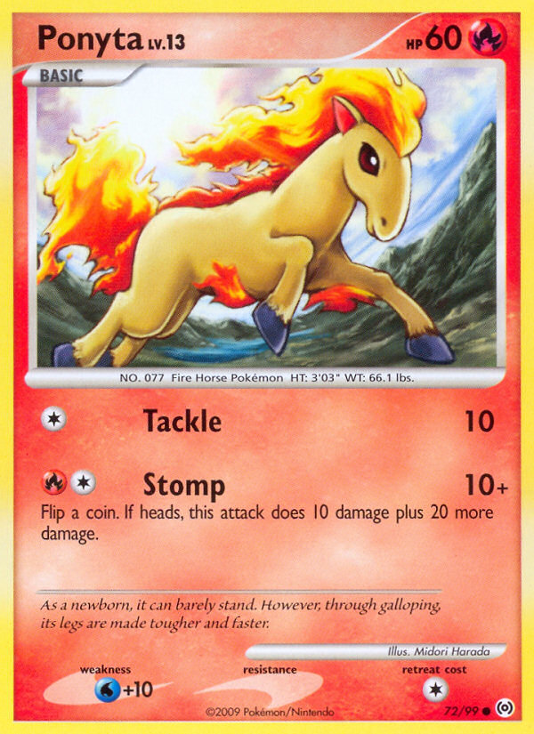 Ponyta (72/99) [Platinum: Arceus] | Silver Goblin