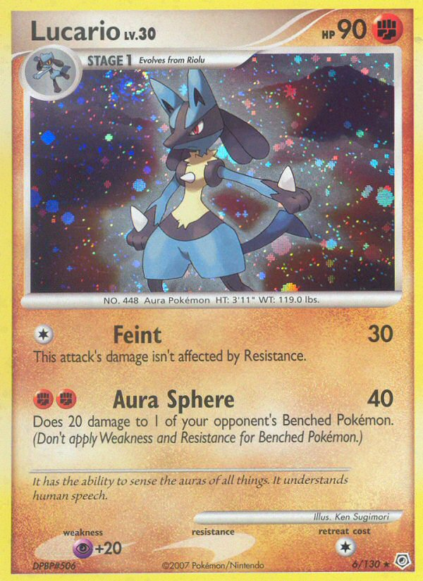 Lucario (6/130) [Diamond & Pearl: Base Set] | Silver Goblin